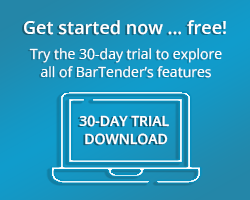 BarTender 30天試用版標籤軟體