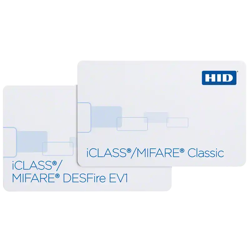 HID iCLASS + MIFARE Classic or MIFARE DESFire EV1 感應卡